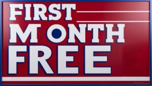 Byron free month, boat, rv storage
